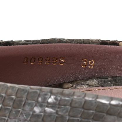 Gucci Snakeskin Platform Pumps 39 8 of 8