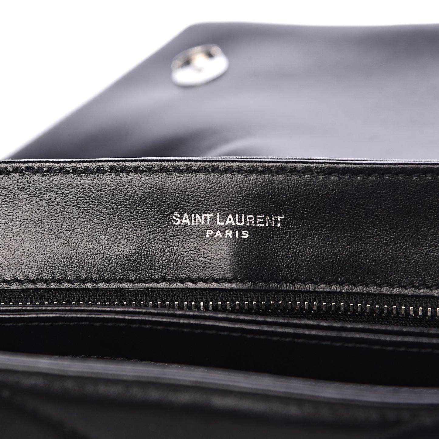 Calfskin Y Quilted Monogram Toy Loulou Crossbody Bag Black