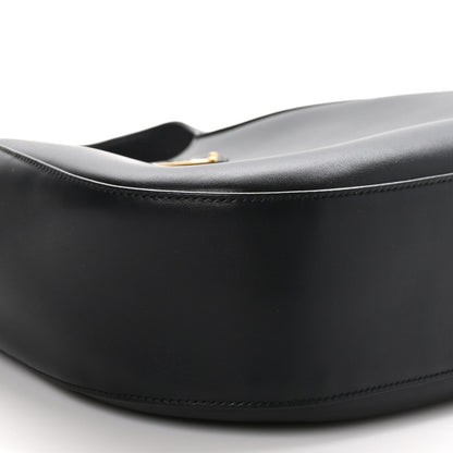 Prada City Calfskin Triangle Large Hobo Shoulder Bag Black 7 of 8