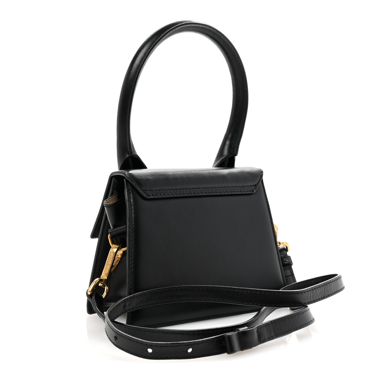 Smooth Calfskin Le Chiquito Moyen Black