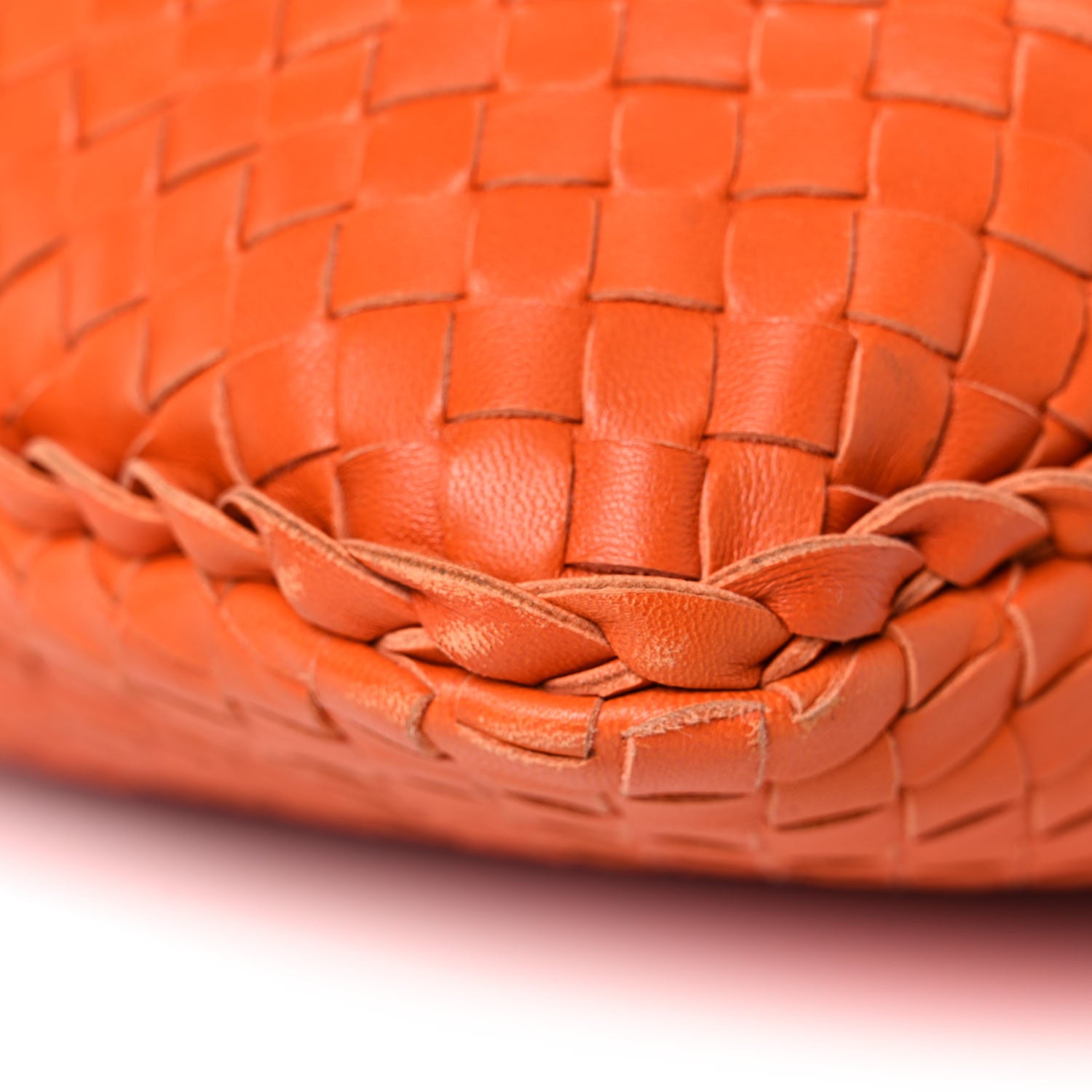 Bottega Veneta Nappa Intrecciato Large Veneta Hobo Orange 6 of 12