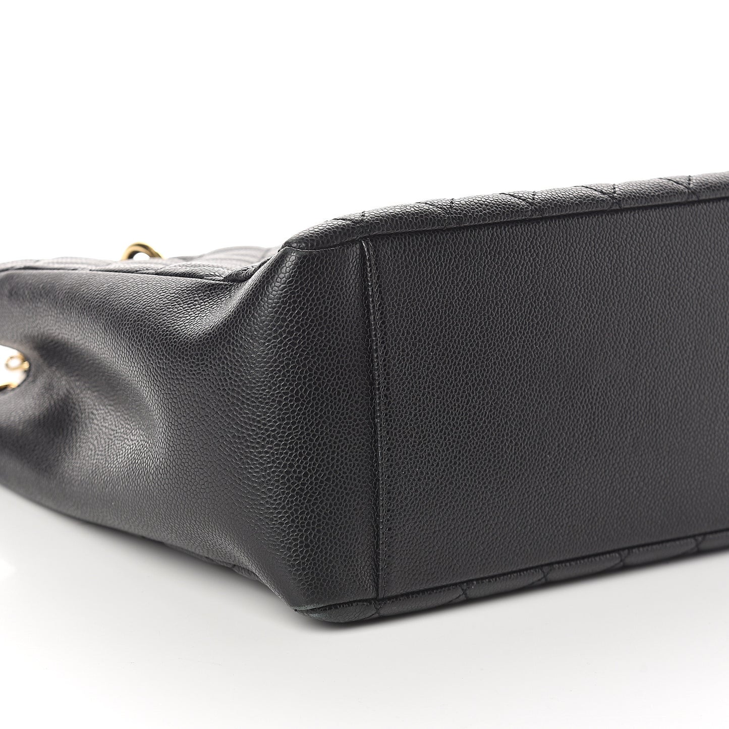 Caviar Quilted Grand Shopping Tote GST Black