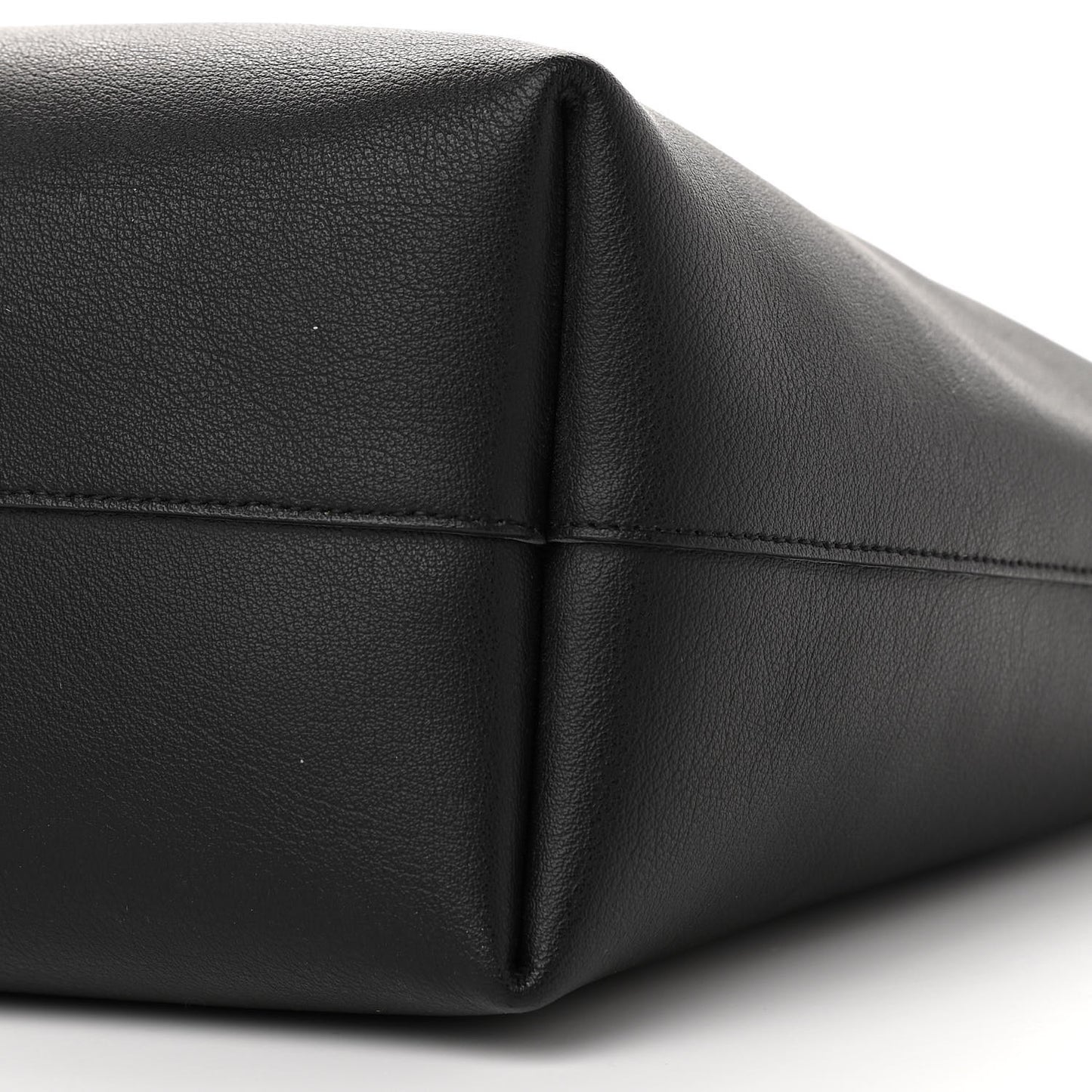 Calfskin Large Shopping Tote Black