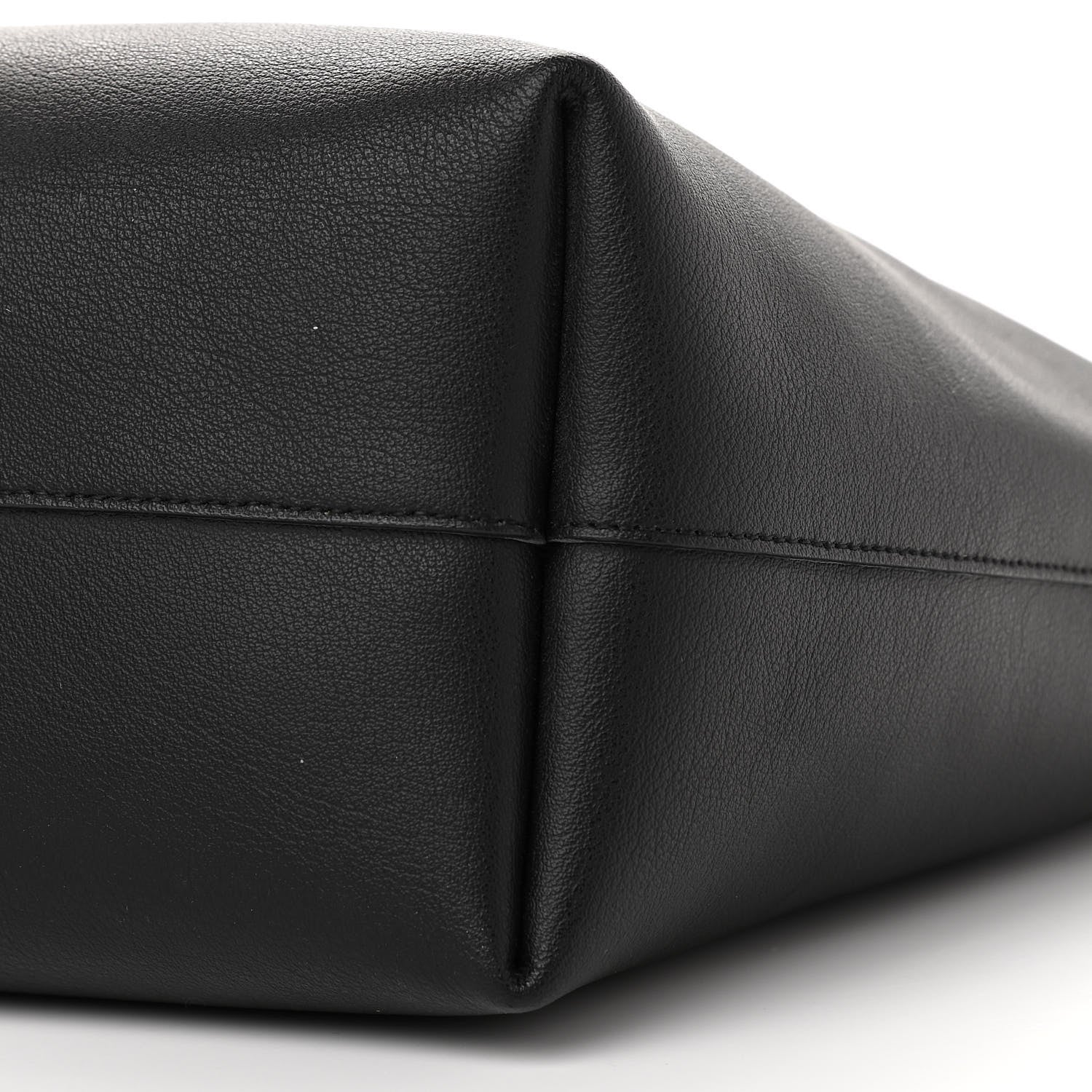 Saint Laurent Calfskin Large Shopping Tote Black 10 of 11