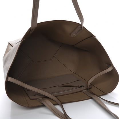 Celine Grained Calfskin Small Horizontal Cabas Phantom Taupe 5 of 13