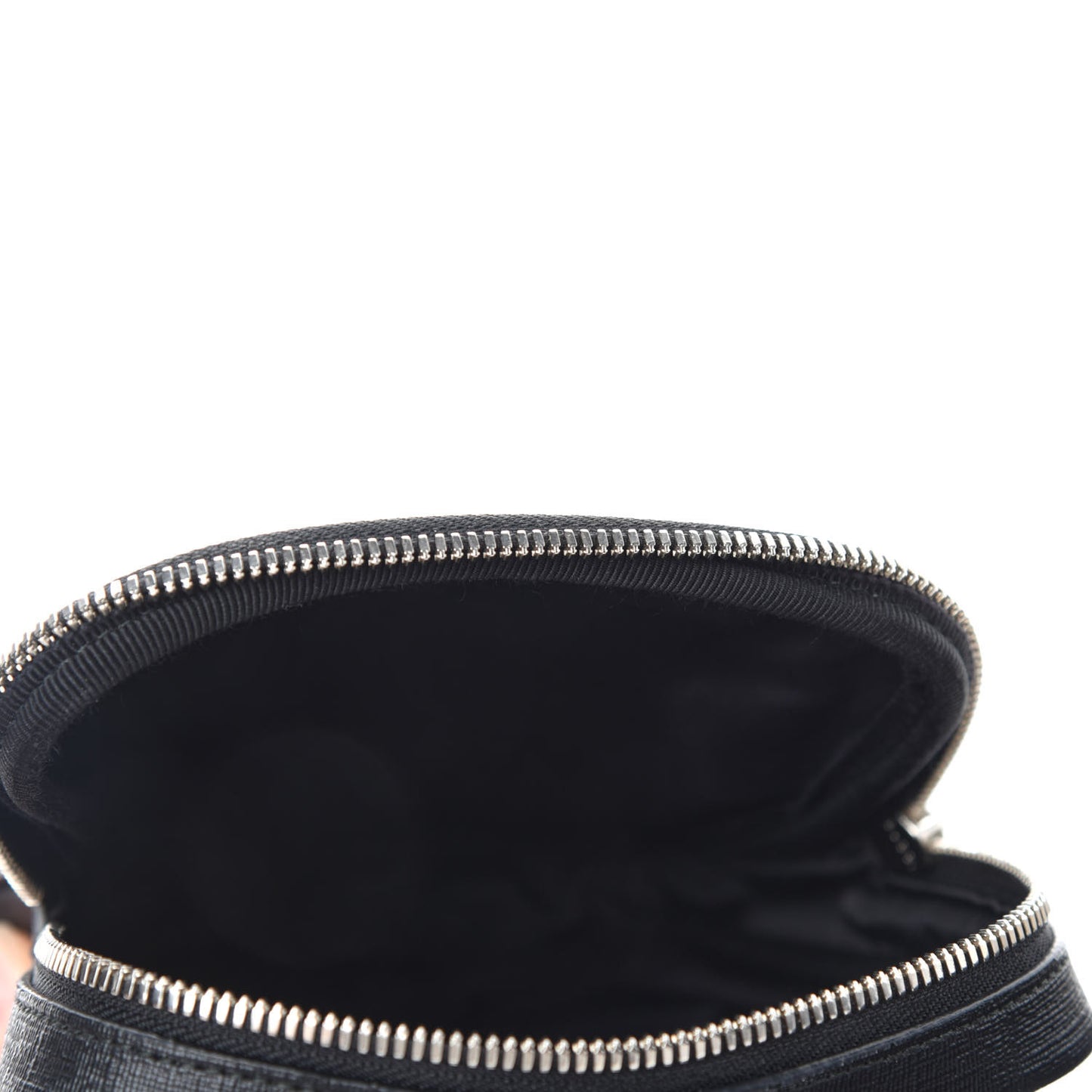 GG Supreme Monogram Web Belt Bag Black