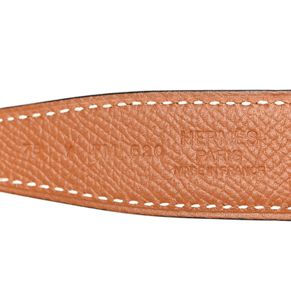 Hermes Swift Epsom 24mm Mini Constance H Belt 75 30 Black Gold 3 of 5