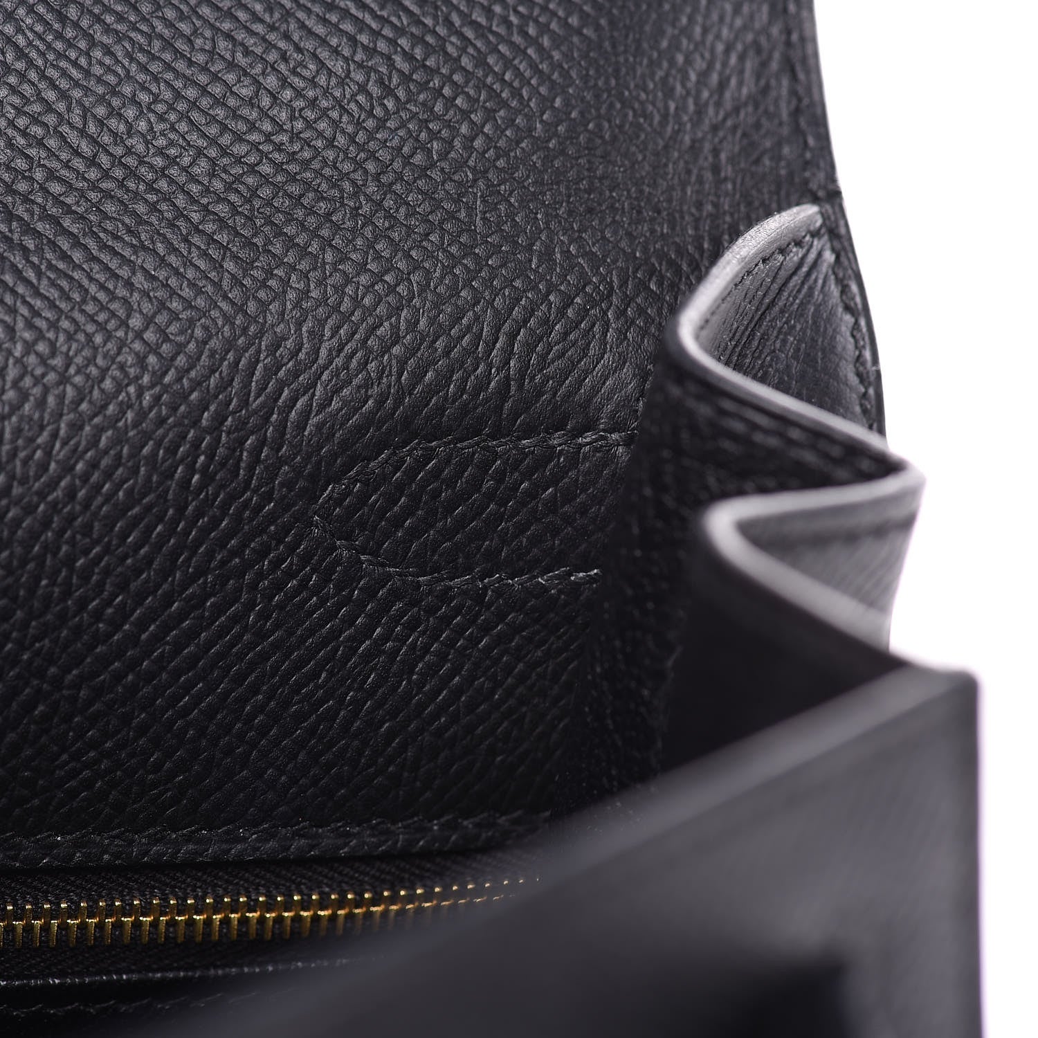 Hermes Epsom Kelly Sellier 28 Black 19 of 37