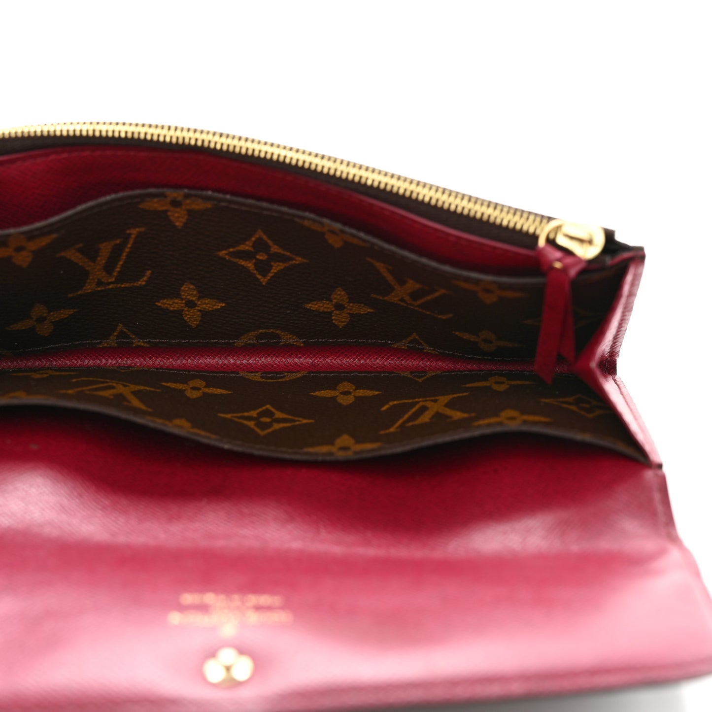 Monogram Emilie Wallet Fuchsia