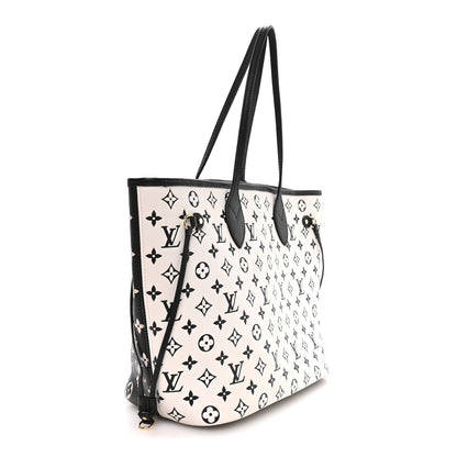 Louis Vuitton Empreinte Spring In The City Neverfull MM Black White Pink 4 of 10
