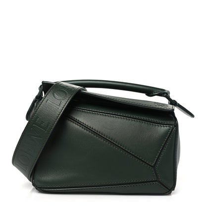 Loewe Satin Calfskin Mini Puzzle Bag Vintage Khaki 1 of 10