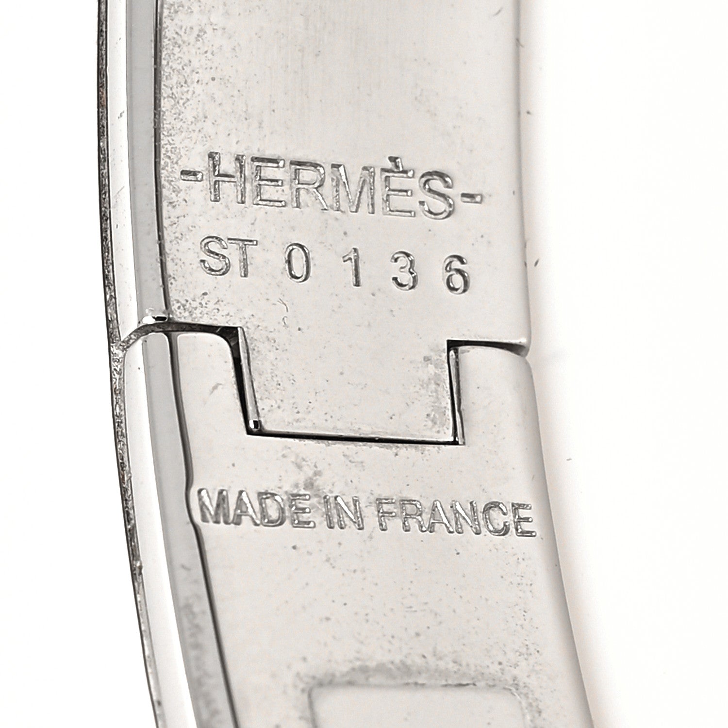 Hermes Narrow Enamel Clic Clac H Bracelet GM Vert Aqua 5 of 5