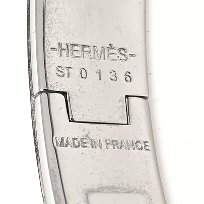 Hermes Narrow Enamel Clic Clac H Bracelet GM Vert Aqua 5 of 5