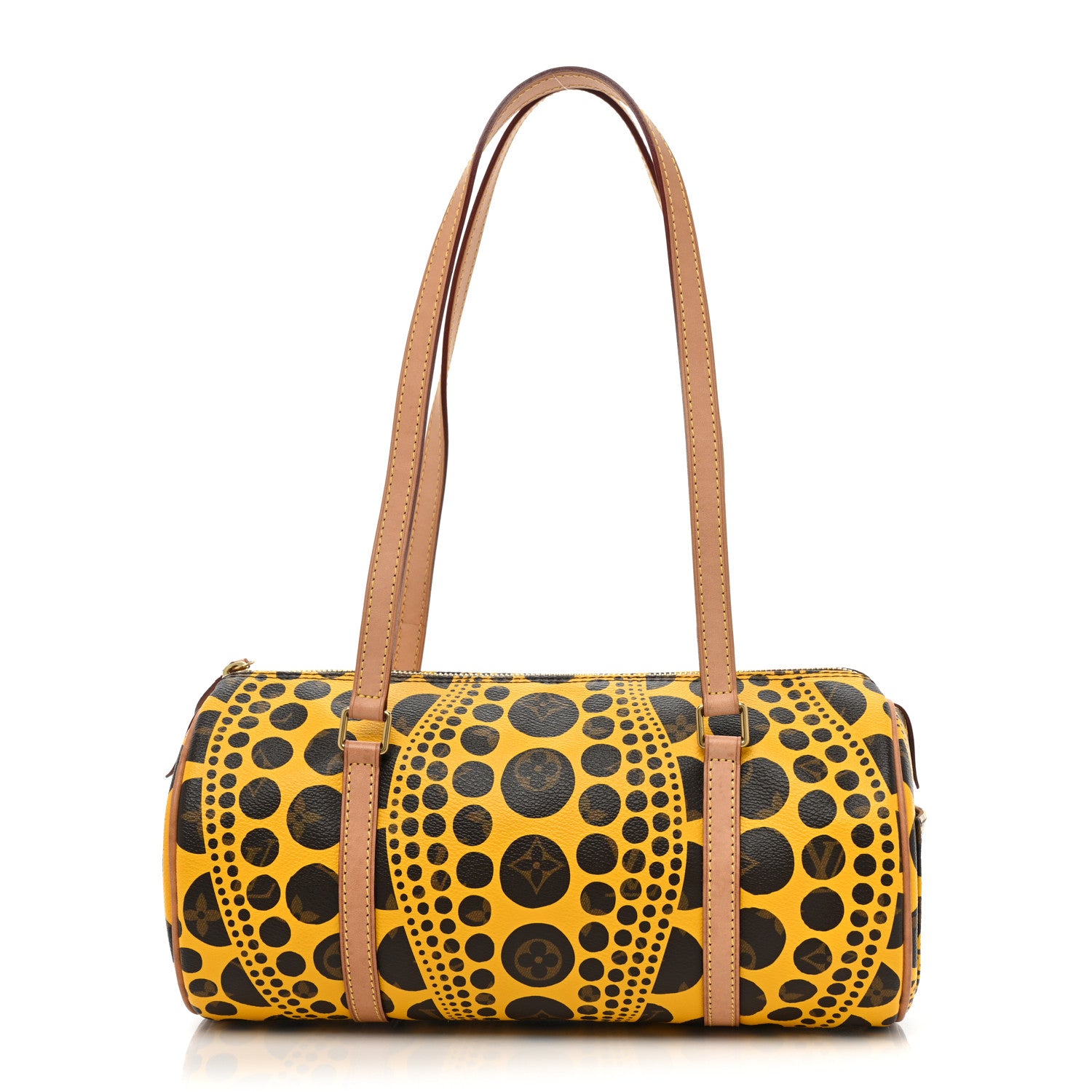 Louis Vuitton Monogram Kusama Pumpkin Dots Papillon 30 Yellow 1 of 10