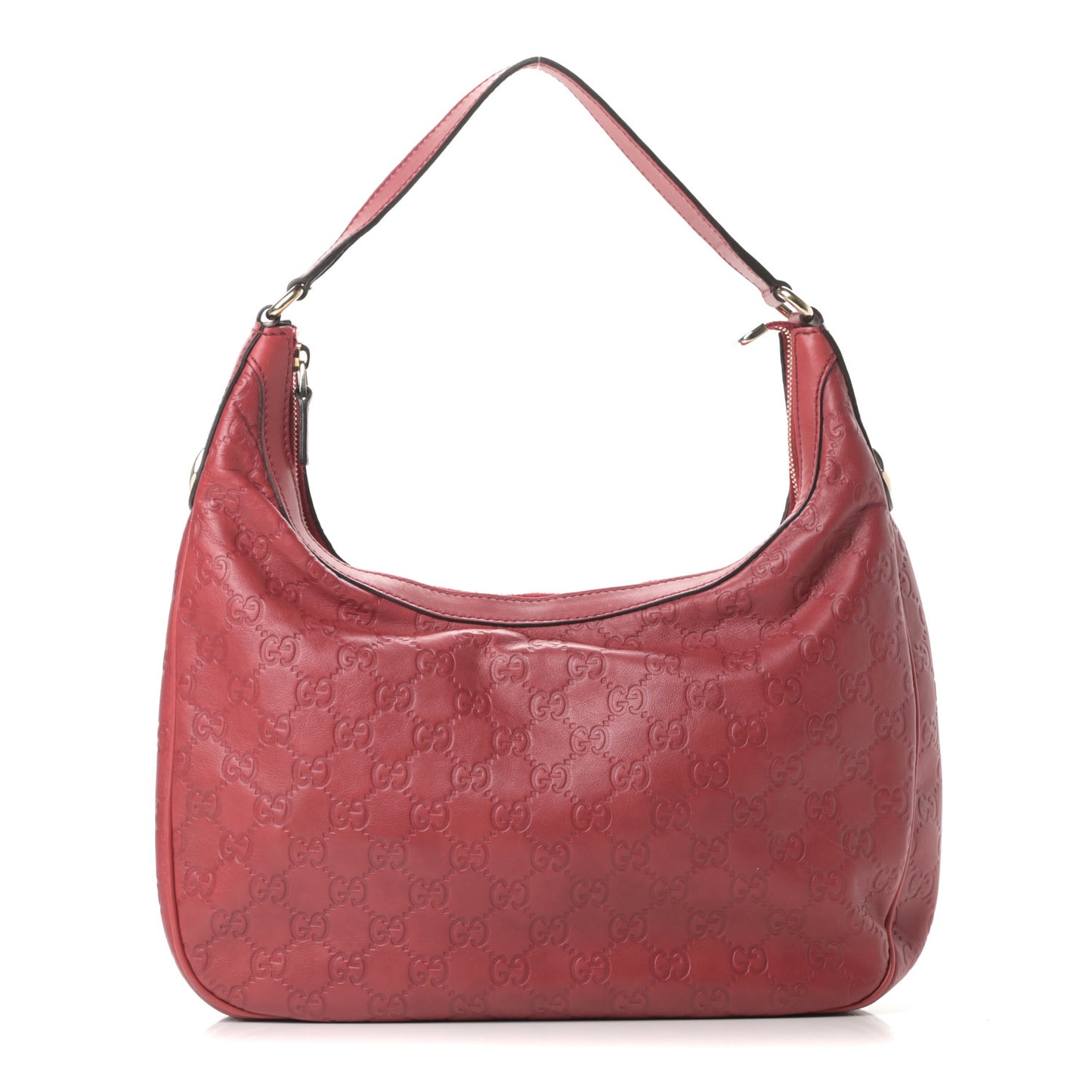 Guccissima Small Charmy Hobo Red