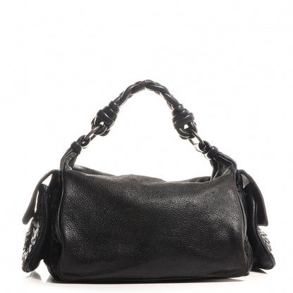 Bottega Veneta Cervo Cocker Hobo Nero Black 1 of 8
