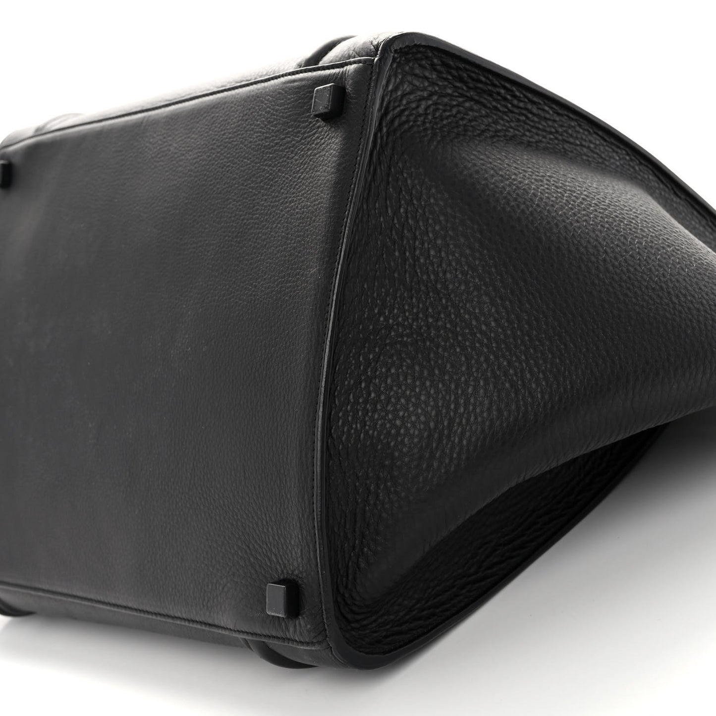 Supple Calfskin Medium Phantom Luggage Black