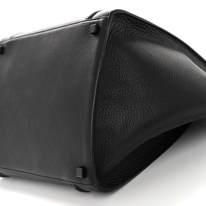 Celine Supple Calfskin Medium Phantom Luggage Black 10 of 10