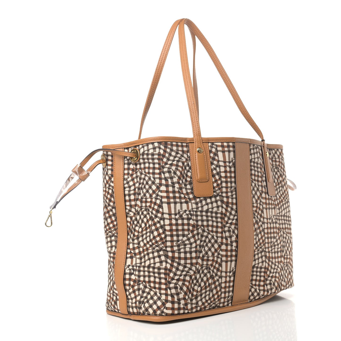 Visetos Medium Liz Reversible Shopper Tote Cognac