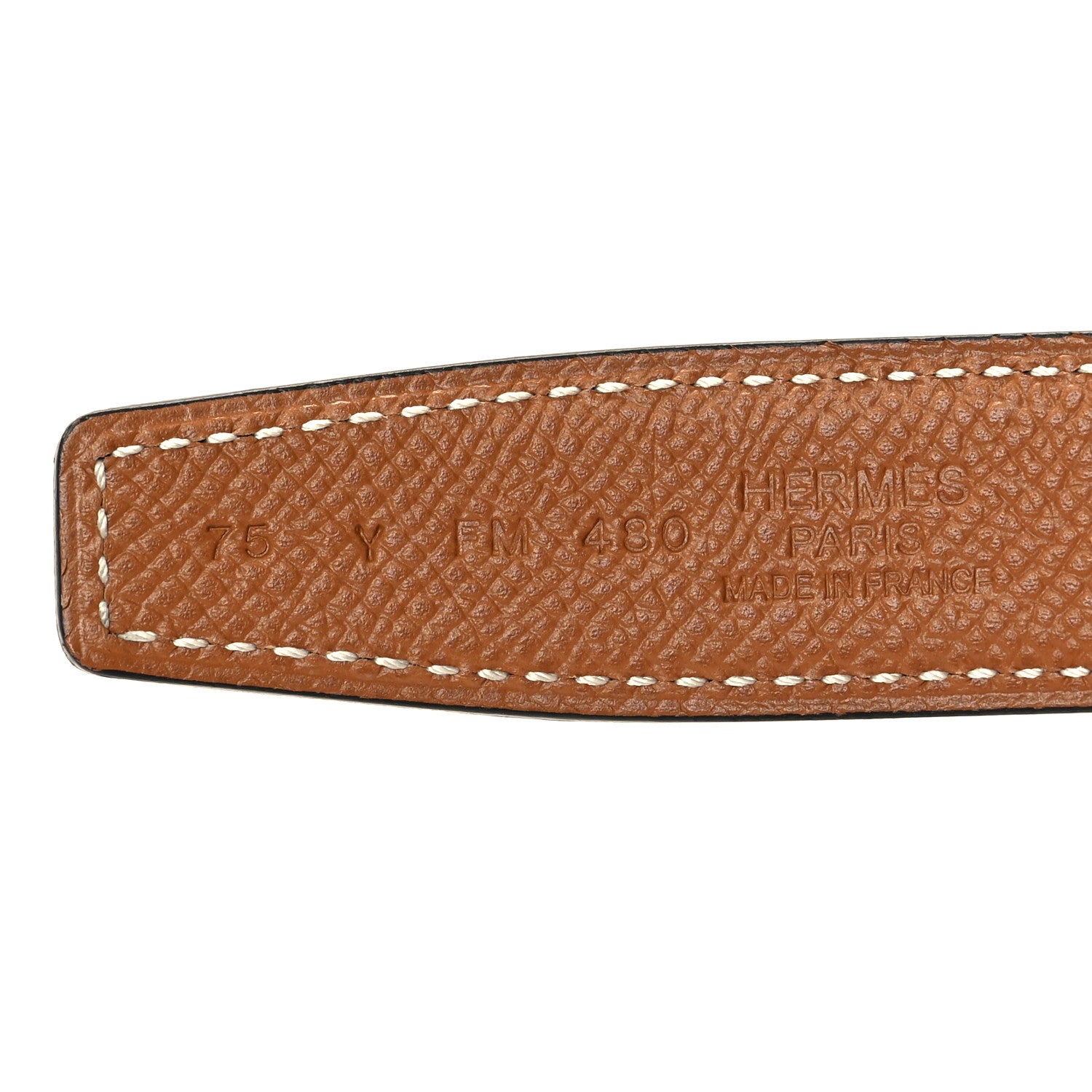 Hermes Swift Epsom 24mm Mini H Belt 75 30 Black Gold 5 of 5