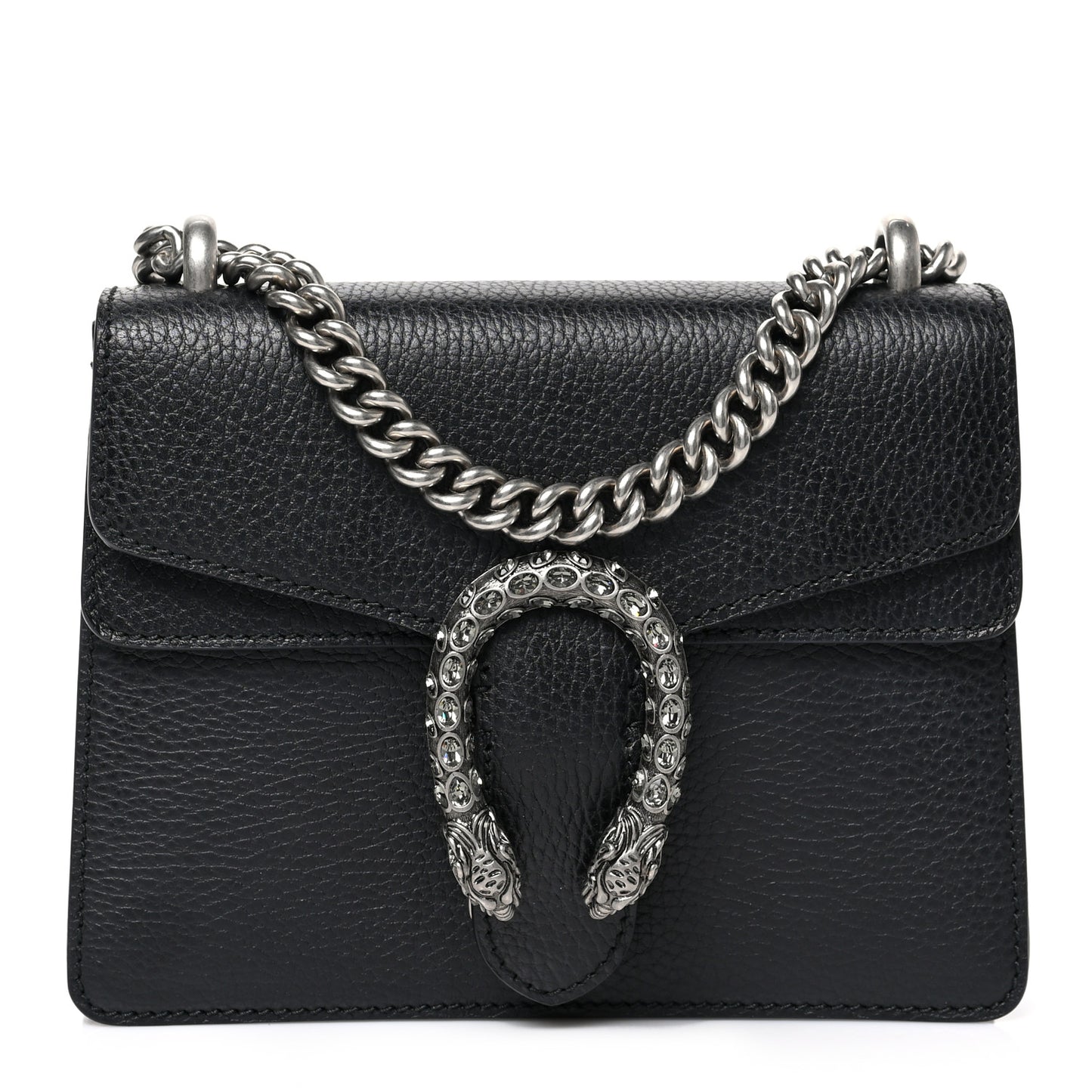 Calfskin Mini Dionysus Shoulder Bag Black