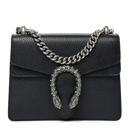Gucci Calfskin Mini Dionysus Shoulder Bag Black 1 of 8