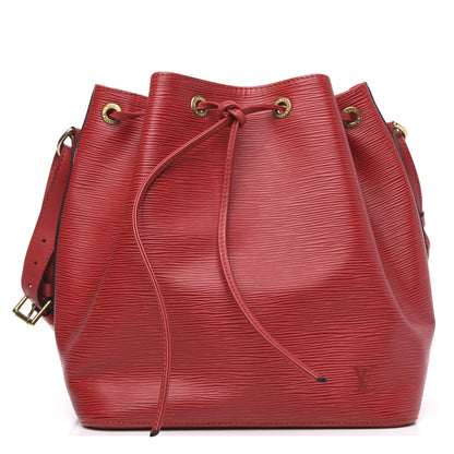 Louis Vuitton Epi Petit Noe Castillan Red 1 of 11