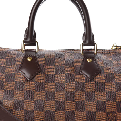 Louis Vuitton Damier Ebene Speedy Bandouliere 25 11 of 11