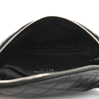 Chanel Grained Calfskin Quilted Waist Belt Bag Black 5 of 10