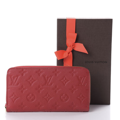 Louis Vuitton Empreinte Zippy Wallet Cherry 8 of 8