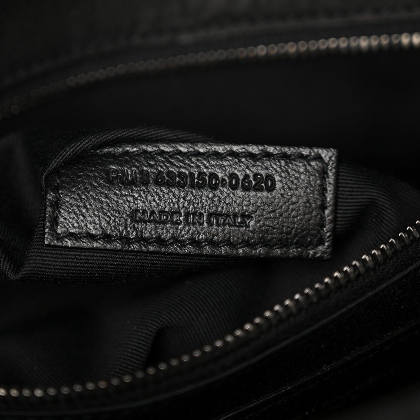 Nubuck Crocodile Embossed Monogram Medium Niki Chain Satchel Black