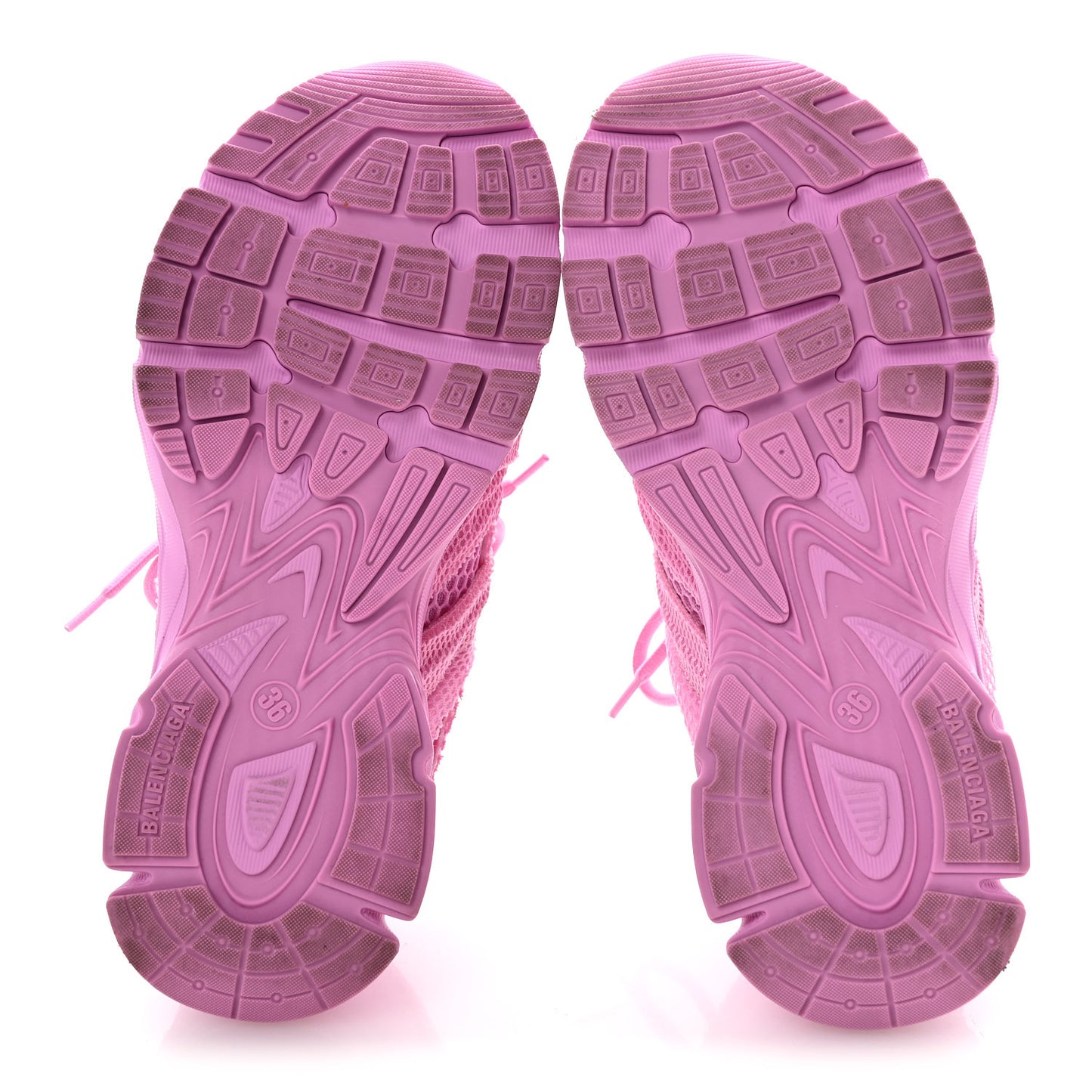 Fabric Mesh Monocolor Womens Phantom Sneakers 36 Pink