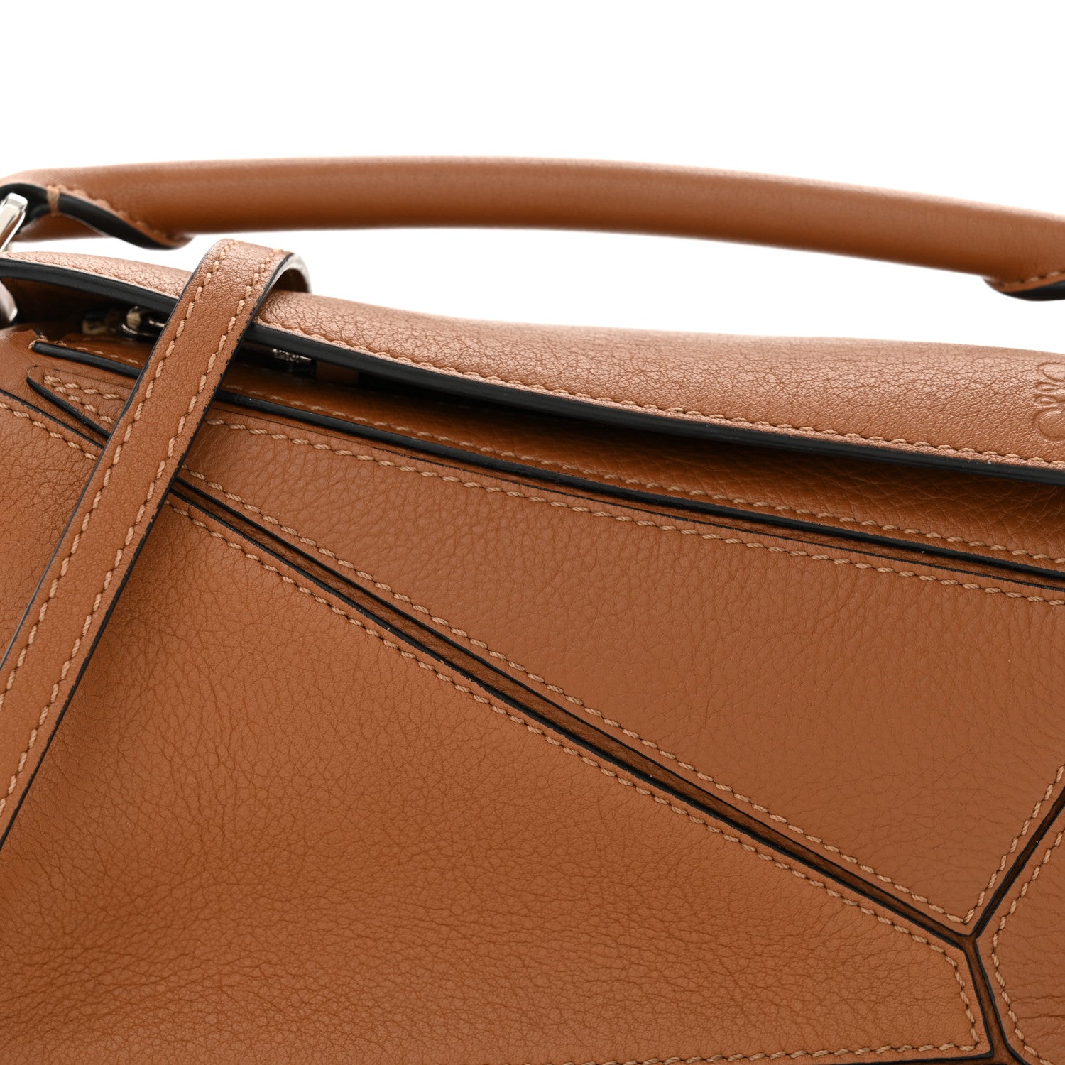 Loewe Calfskin Mini Puzzle Bag Tan 8 of 11