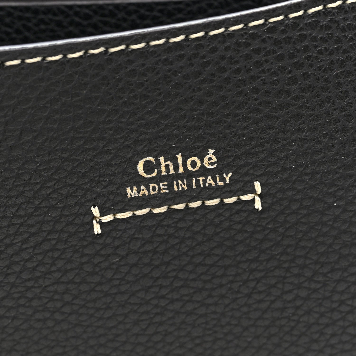 Chloe Grained Calfskin Small Darryl Saddle Crossbody Bag Black 6 of 9