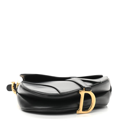 Christian Dior Calfskin Saddle Bag Black 3 of 9
