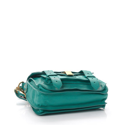 Proenza Schouler Lambskin PS1 Mini Pouch Messenger Bag Aqua 4 of 10