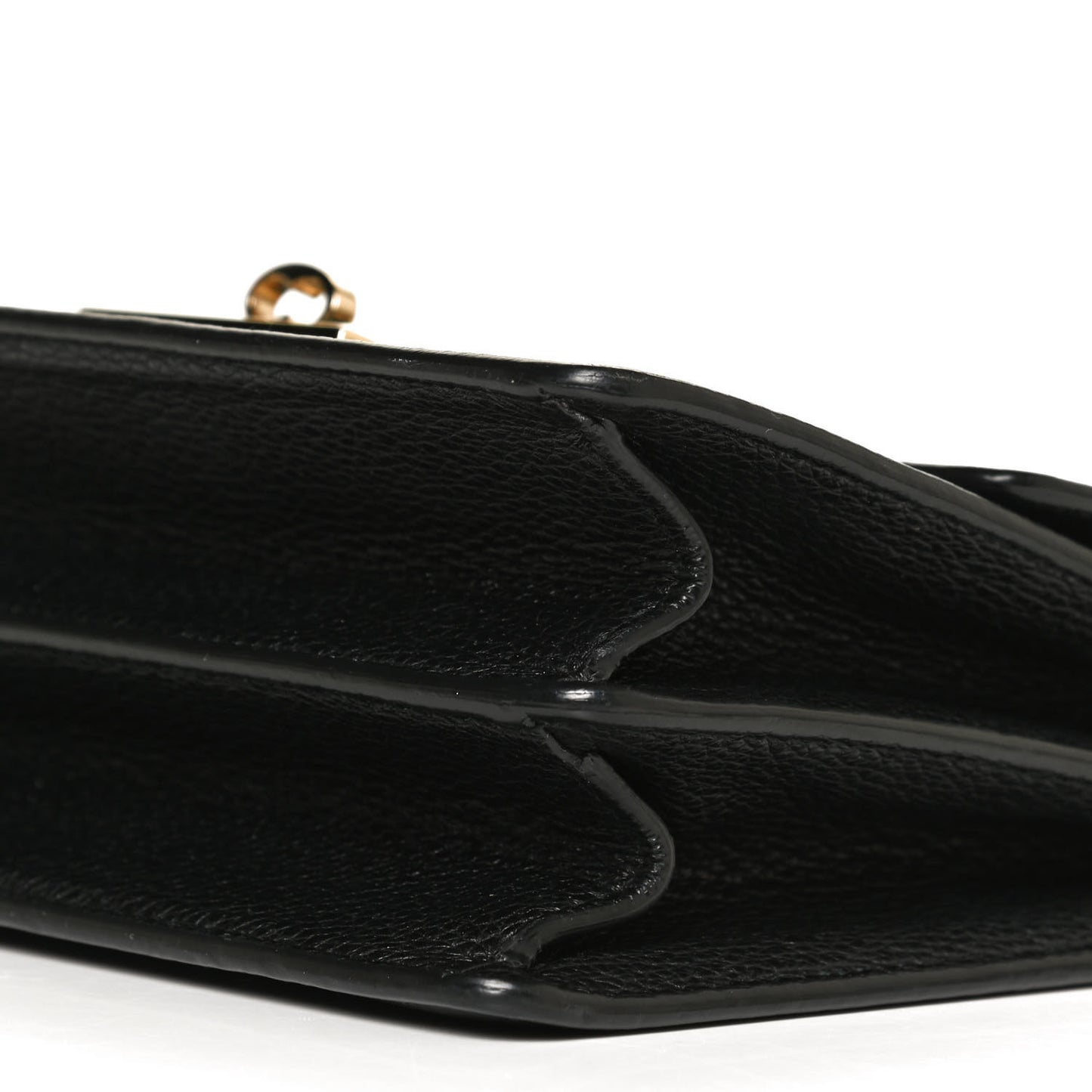 Grained Calfskin Rosalia Shoulder Bag Black