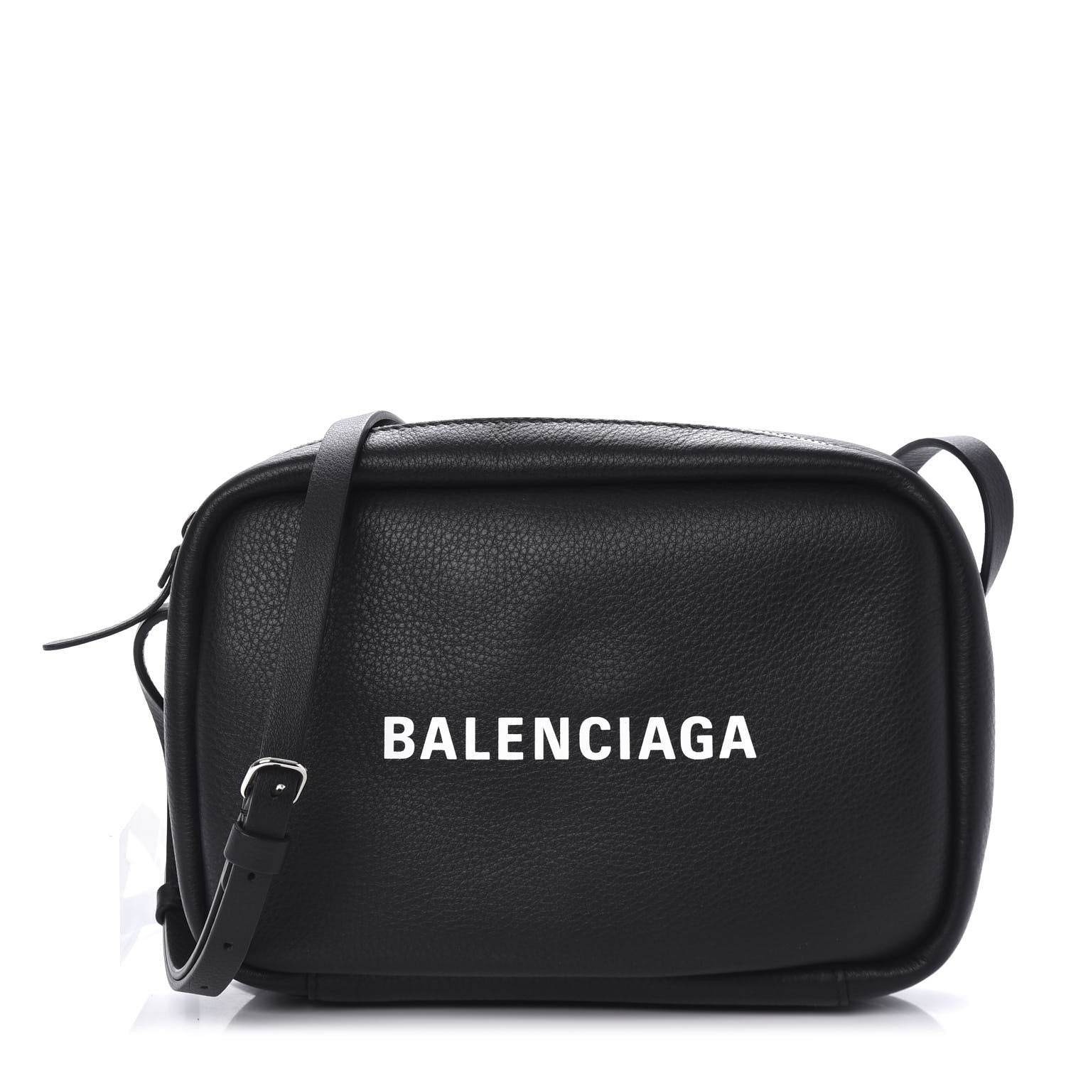 Balenciaga Calfskin Logo S Everyday Camera Bag Black 1 of 9