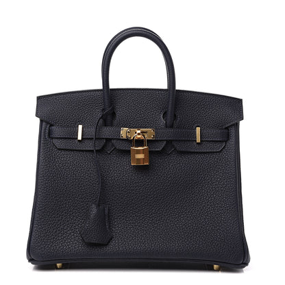 Hermes Togo Birkin 25 Bleu Nuit 1 of 27