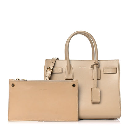 Saint Laurent Calfskin Baby Sac de Jour Dark Beige 1 of 11