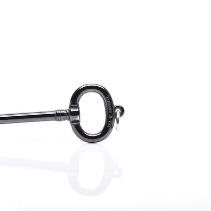 Tiffany Black Titanium Oval Key Pendant 4 of 5