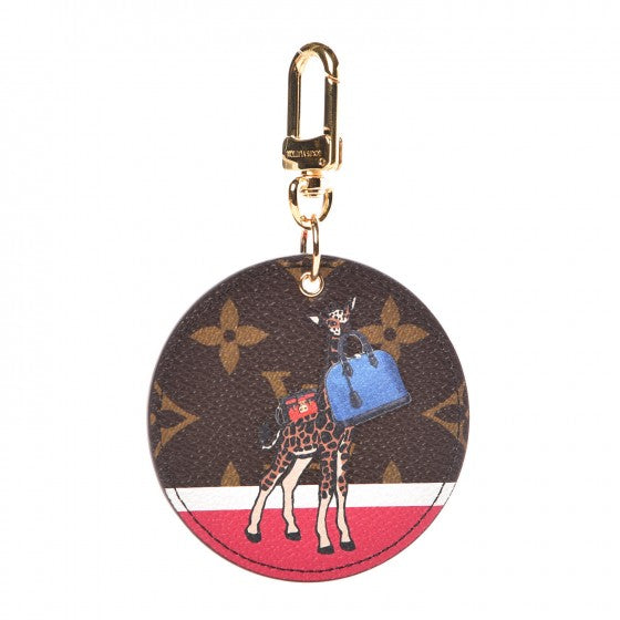 Monogram 2017 Christmas Animation Bag Charm Key Holder