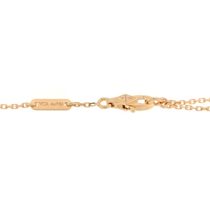 Van Cleef & Arpels 18K Yellow Gold Mother of Pearl Sweet Alhambra Bracelet 3 of 4