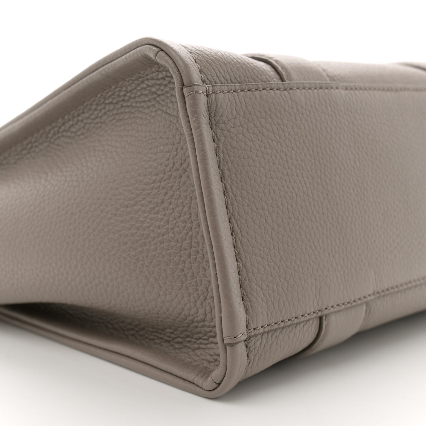 Grained Calfskin Small The Tote Bag Cement