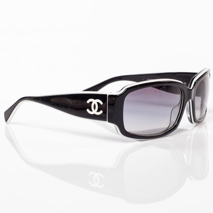 Chanel CC Sunglasses 5144 Black 2 of 7