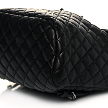 Chanel Lambskin Quilted Large Urban Spirit Backpack Black 10 of 13