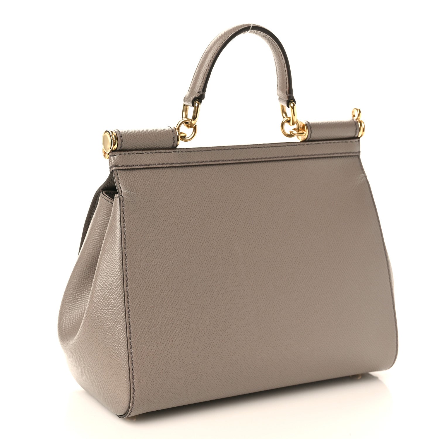 Dolce & Gabbana DOLCE & GABBANA Dauphine Small Miss Sicily Satchel Grey 3 of 9