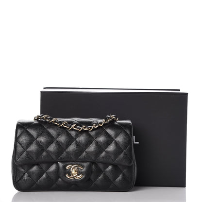 Chanel Caviar Quilted Mini Rectangular Flap Black 8 of 8