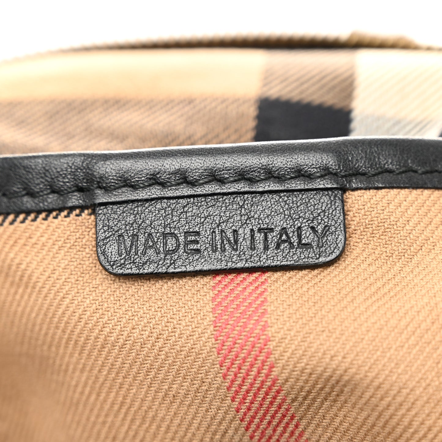 Calfskin House Check Small Salisbury Tote Black