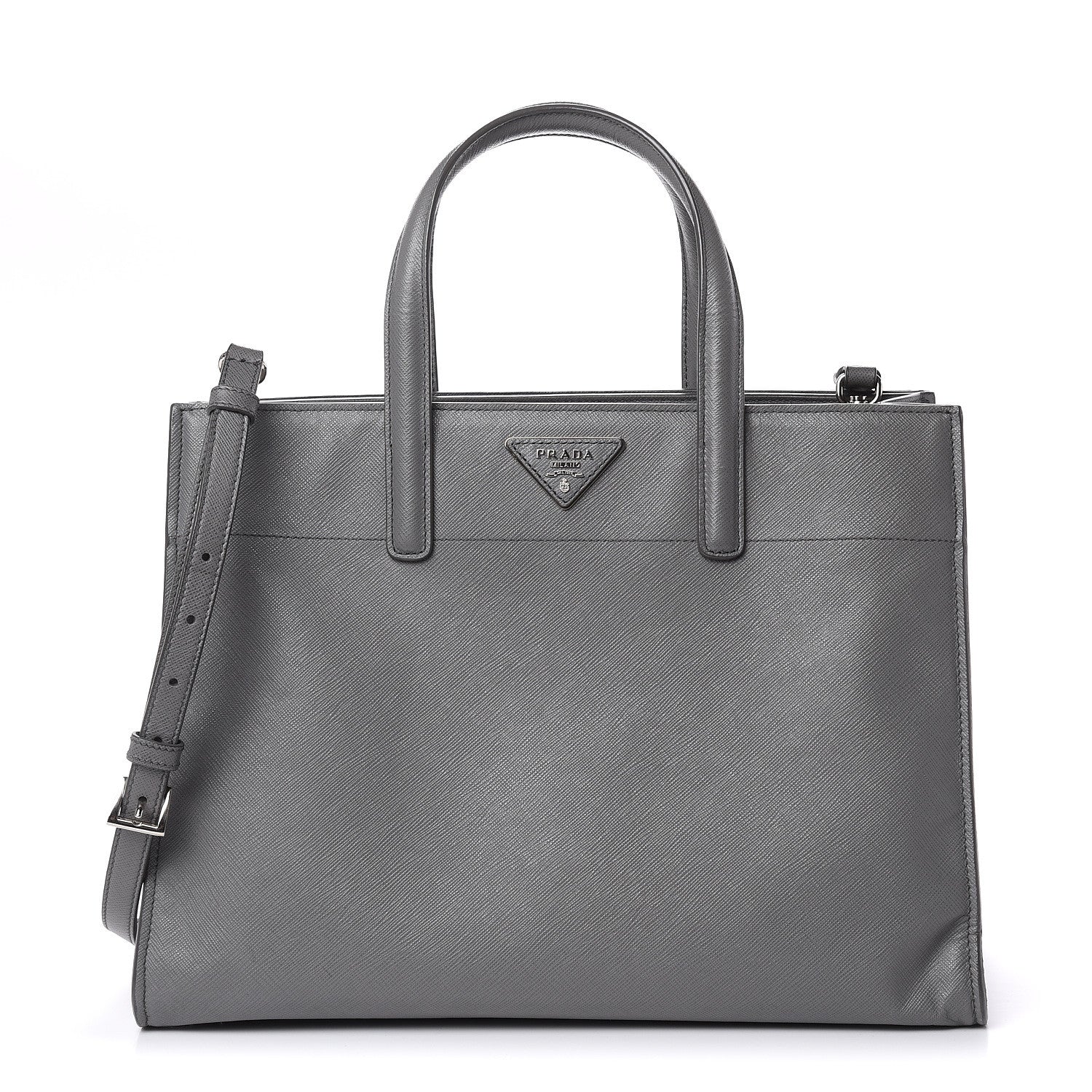 Prada Saffiano Soft Tote Marmo 1 of 14